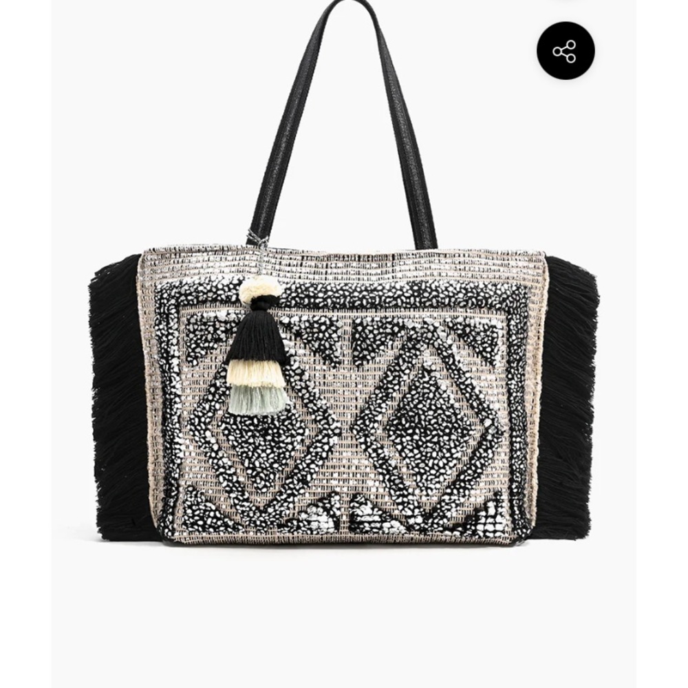 Oversized Woven Tote